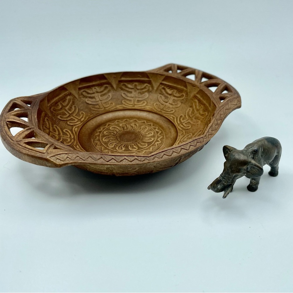 Mid Century Modern, Desco Bowl Alimenti Made in Italy, Faux Wood Bowl.